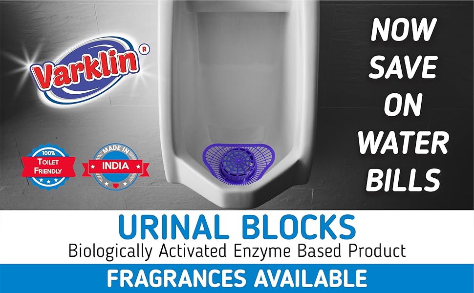 VARKLIN Urinal Bio Blocks Long Lasting Fragrance Enzymatic