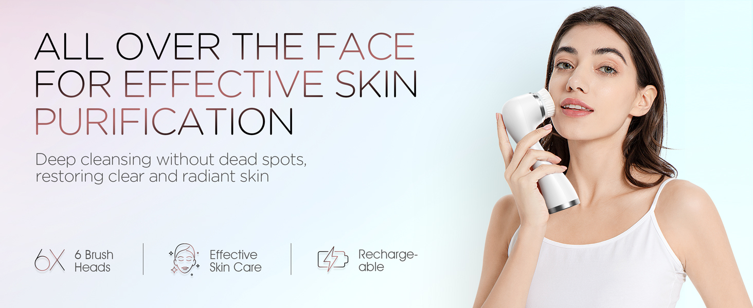 facial cleansing brush face scrubber facial brush face brush cleanser