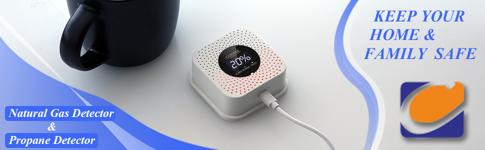 Cazoner Natural Gas Detector and Propane Alarm