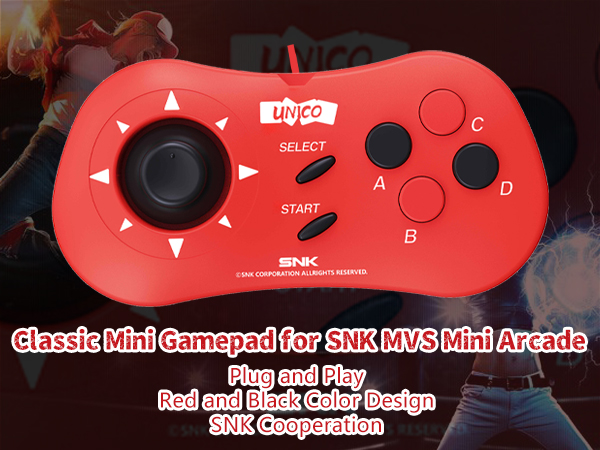 NEOGEO - UNICO MVS Mini コントローラー２個付き　NEOGEO mini Amazon | UNICO MVS Mini ＆ Mini Padセット - MVS ミニ