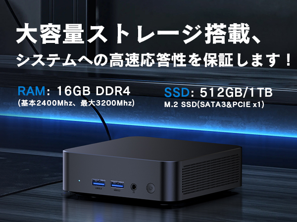 Amazon.co.jp: VETESA ミニPC 第12世代 Corei7-12650H 10コア/16