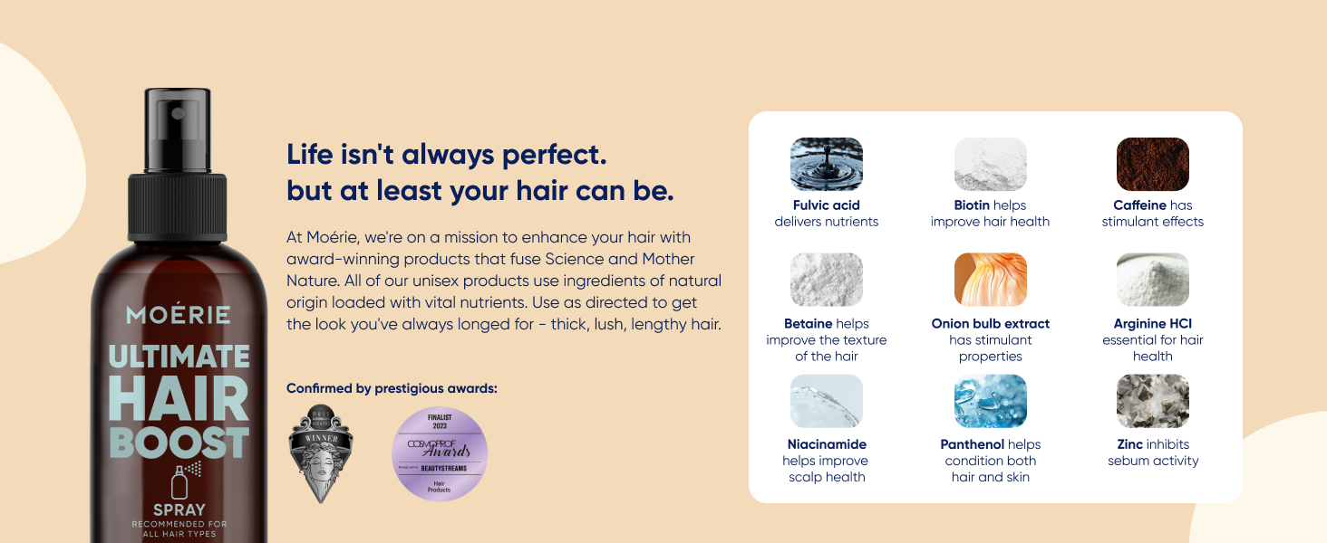 Moérie Ultimate Hair Boost Thickening Spray