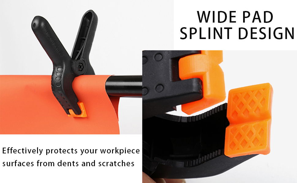 GSHWXD [12PCS] 3.5 inch professional plastic small spring clamp