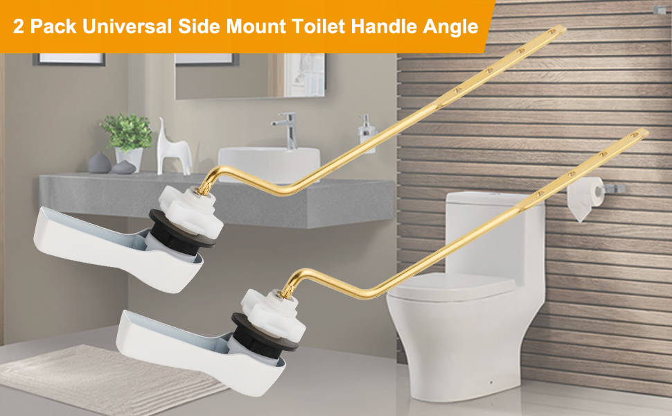 Universal Toilet Tank Flush Lever Replacement by Hibbent,Toilet Handle Replacement Trip Levers