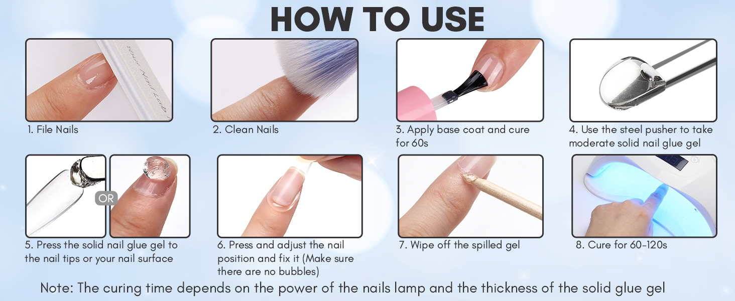 nail glue rhinestone