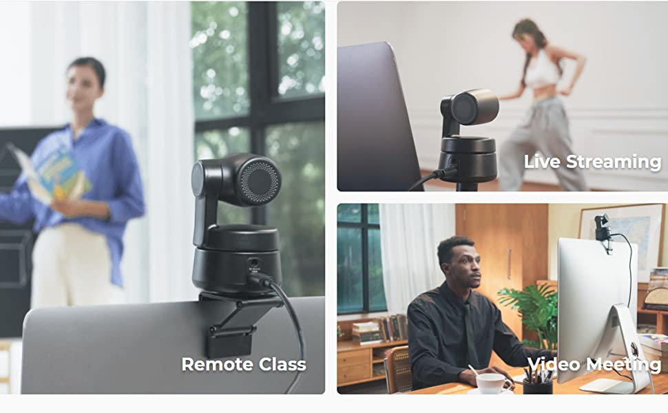 Set up your OBSBOT Tiny 4K in scenario you want!