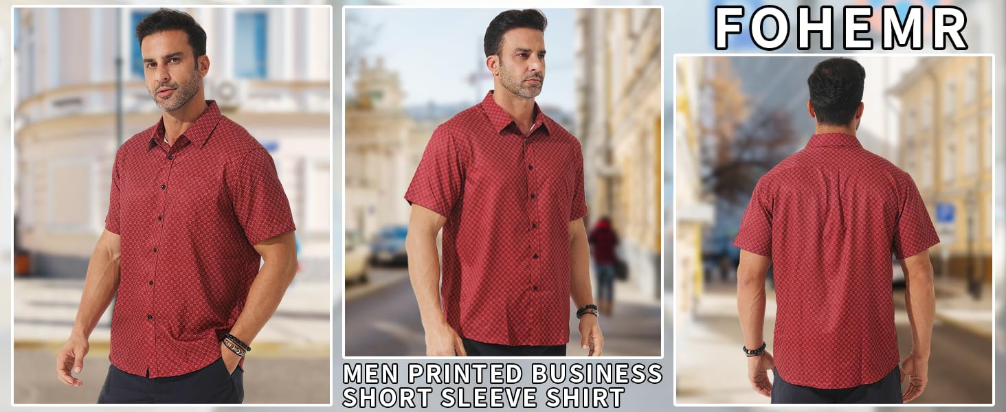 red color men shirt