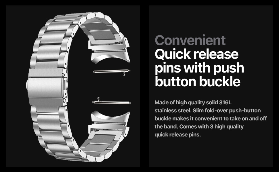 Intoval No gap Band for Samsung Galaxy Watch 4 / Watch 4