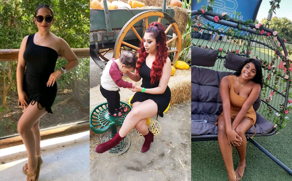 women one shoulder ruffle ruched mini dress