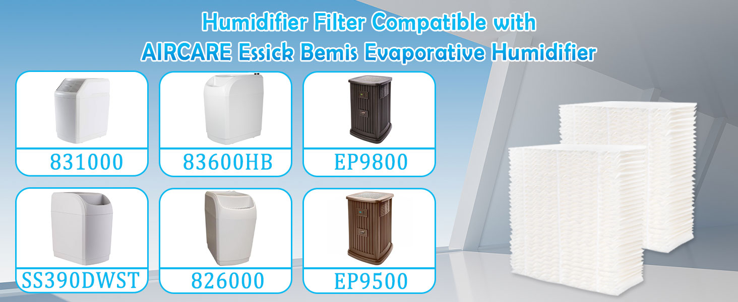 1043 Super Wick Filter Compatible with AIRCARE Humidifier Filter