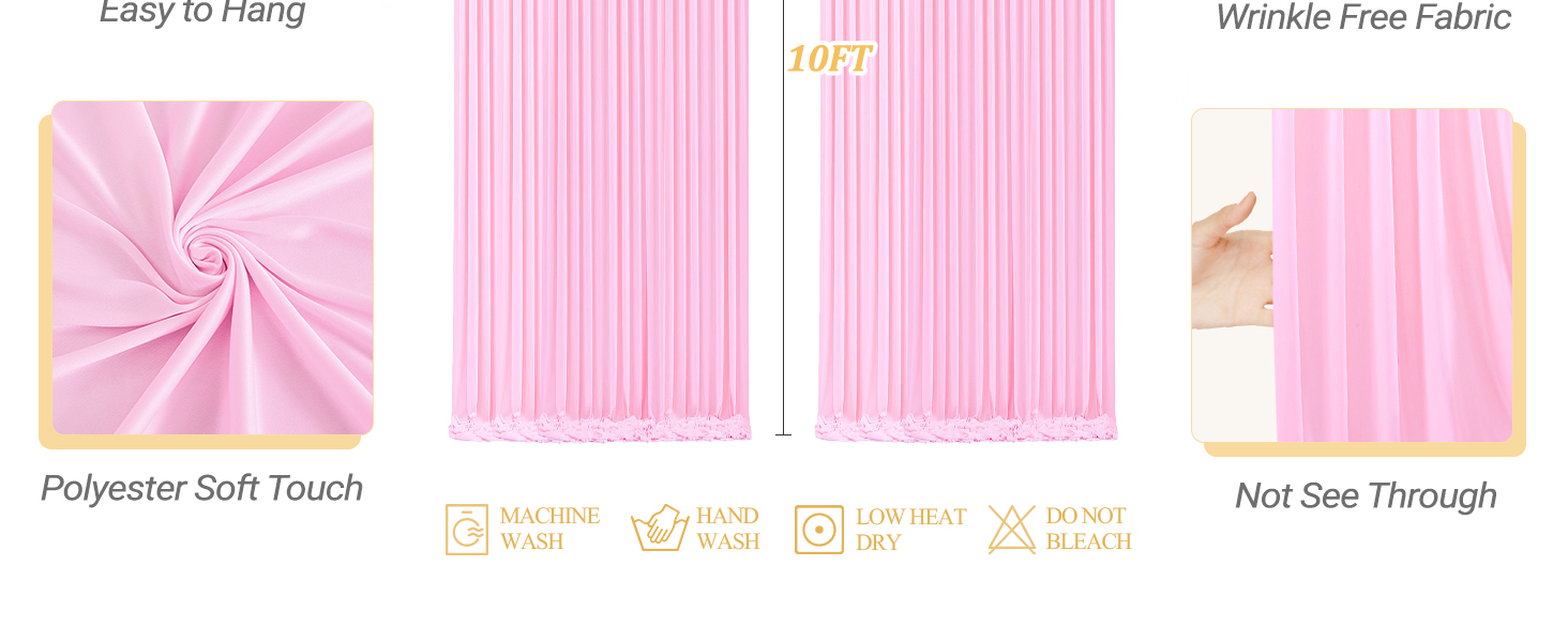 Polyester Backdrop Drapes
