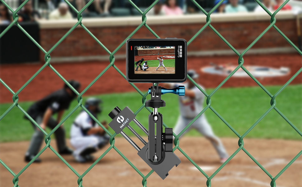 Phone Fence Mount for Baseball, Fence Mount for GoPro