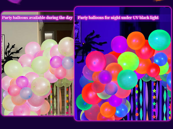 glow in the dark balloons