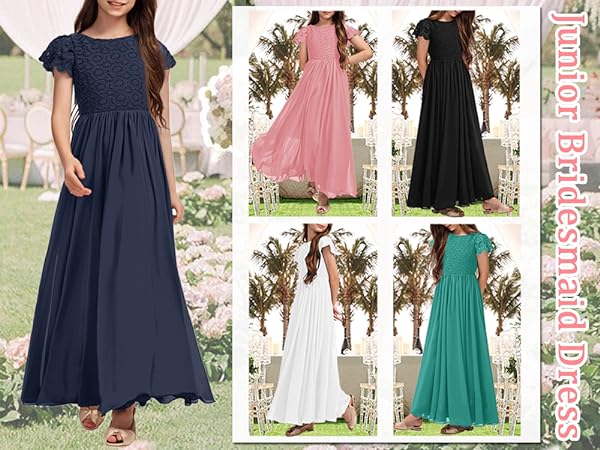 Amazon.com: HOSIKA Flower Girls Dress Retro Lace A-line
