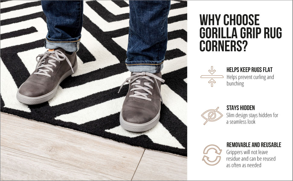 Gorilla Grip 12 Pack Extra Strong Patented Grippers for