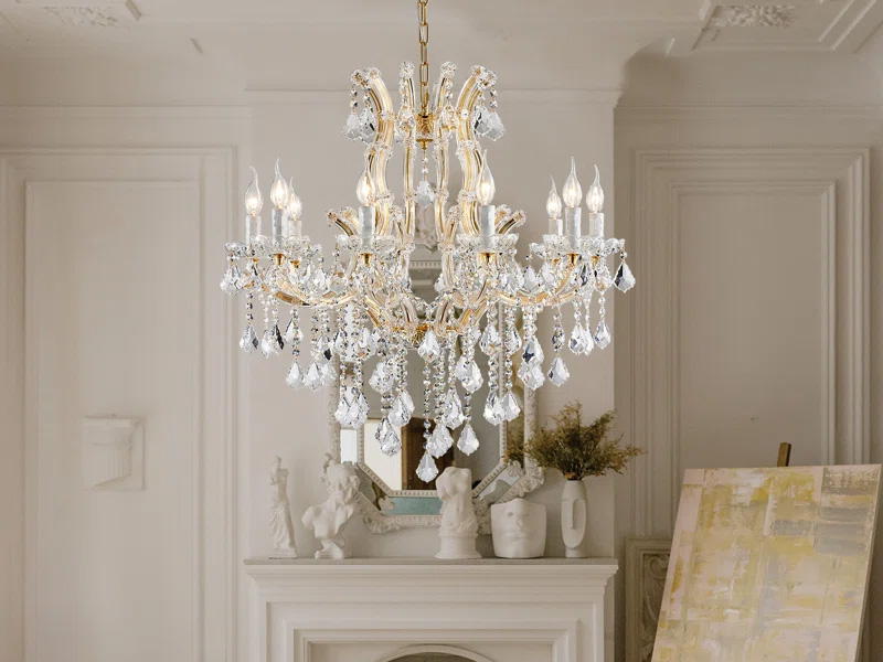 glass chandelier