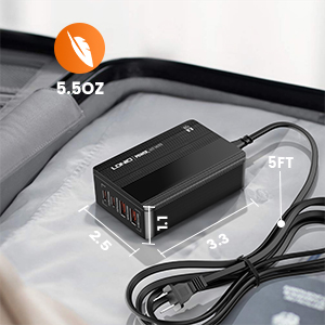 usb c wall charger station