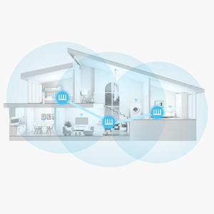 Cobertura de WiFi expansiva com HarmonyOS Mesh+