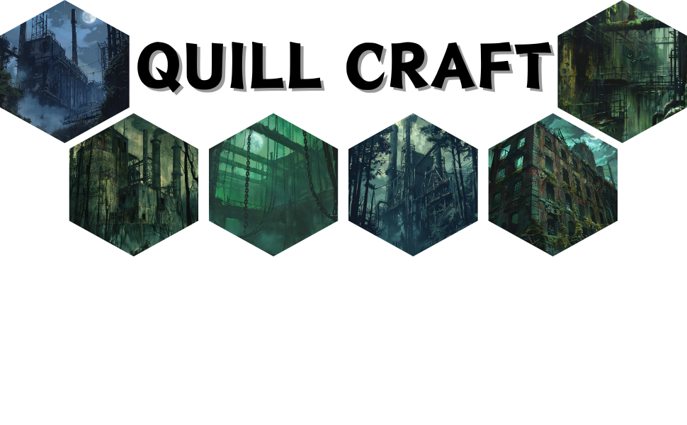 Abandoned Factory Scrapbook Paper 8.5x8.5, DoubleSided Decorative