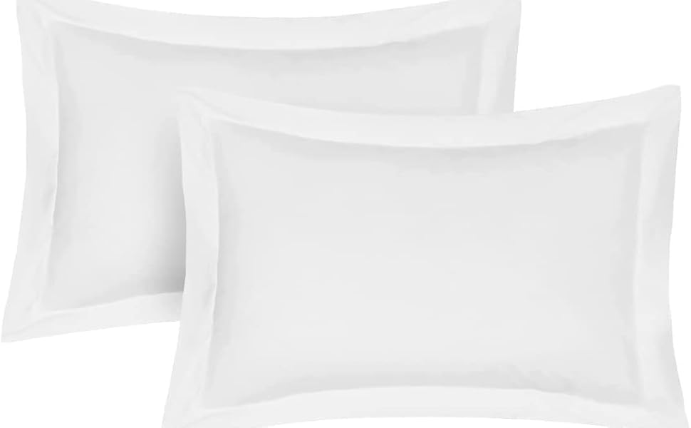 Poly-cotton Oxford Pillow Cases 2 Pack