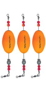 pack of 3 oval popping corks