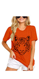 Tiger King Design Tee Tops