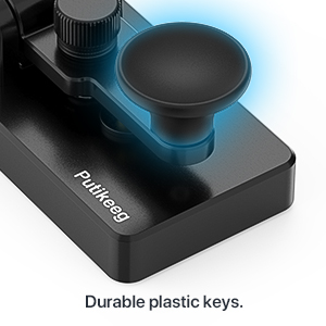 Amazon | PUTIKEEG アマチュア無線 電鍵 パドル モールス信号