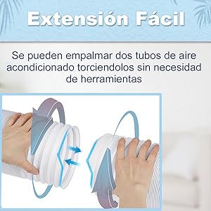 tubo aire acondicionado portatil