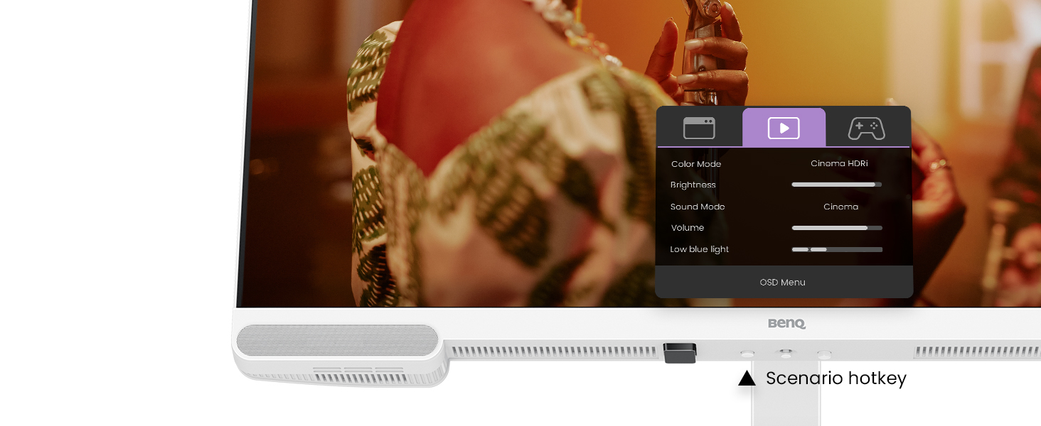 One-Touch Switch Between Work and Play
