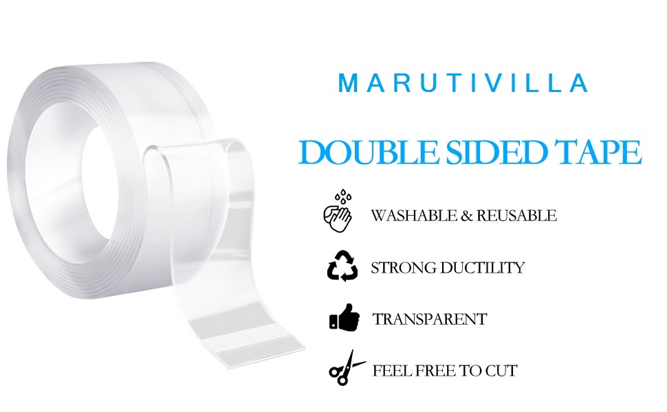 double side transparent grip tape nano tape