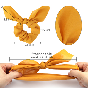 scrunchies with bow