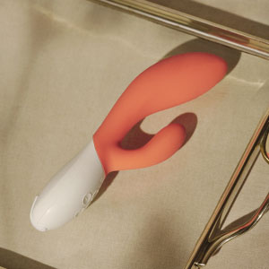 LELO INA 3 RABIT Vibrator Color Coral for Women with 10 ...