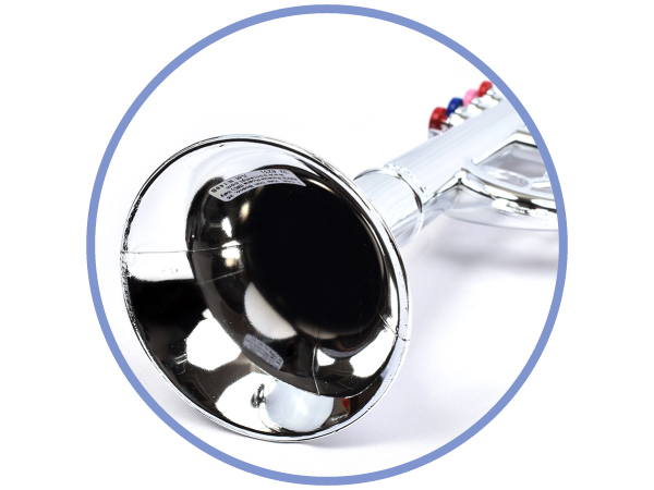 Amazon.co.jp: BONTEMPI ボンテンピ シルバートランペット 4keys 42cm