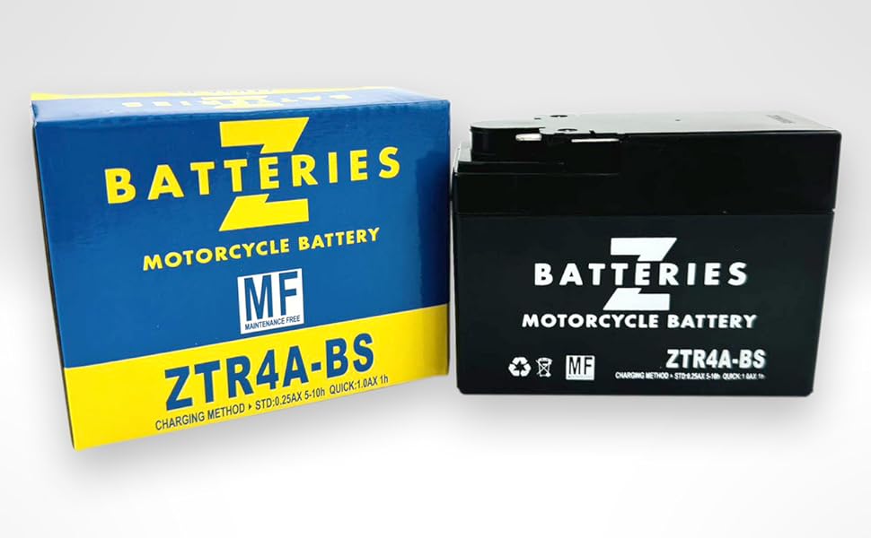 Amazon | Z BATTERIES バイクバッテリー YTR4A-5 YTR4A-BS FTR4A-BS