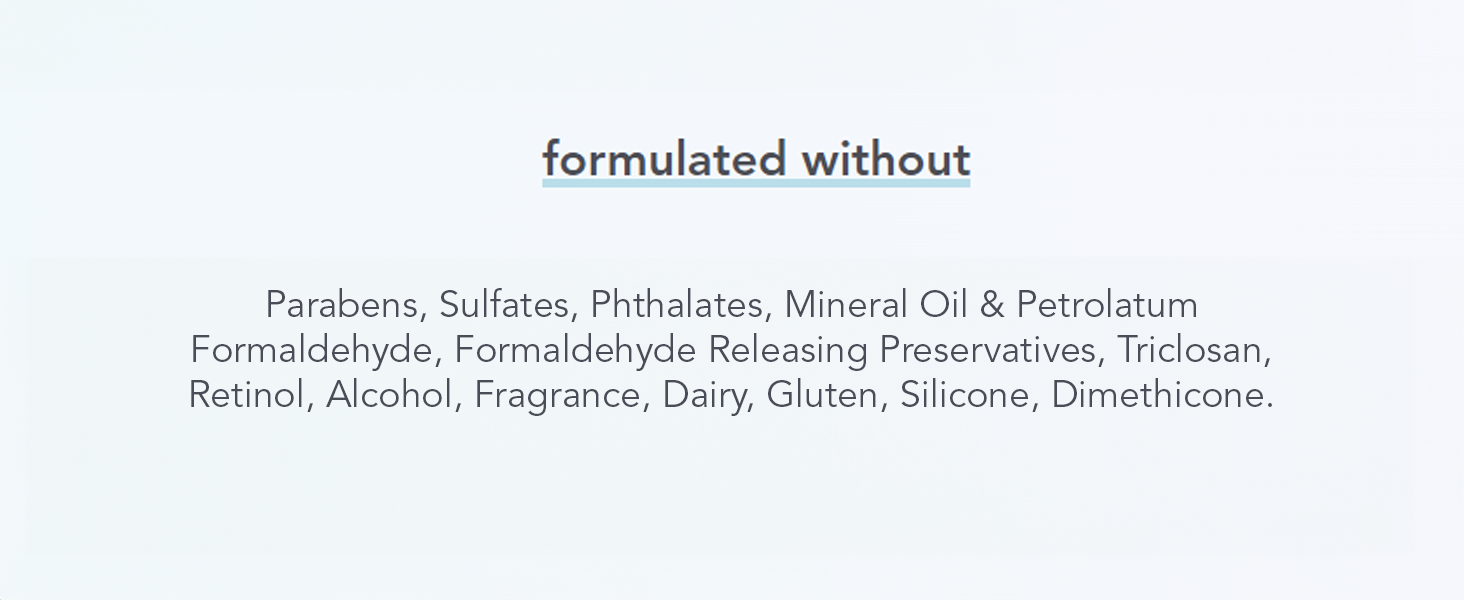 formulated without
