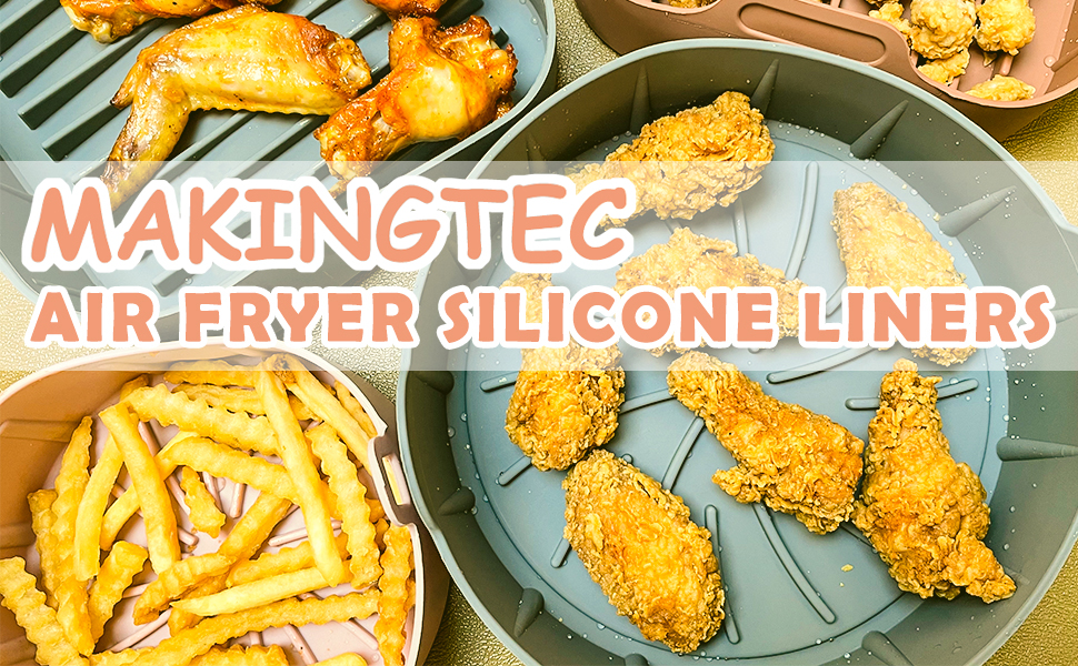 Air Fryer Liners Round Silicone Pot