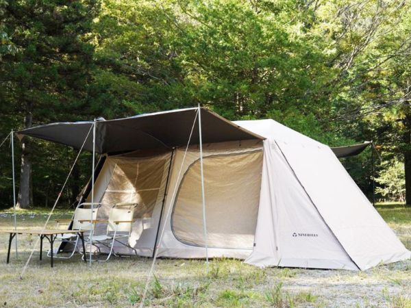 Amazon.co.jp: NINEHILLS(ナインヒルズ) ワンタッチ ロッジ型