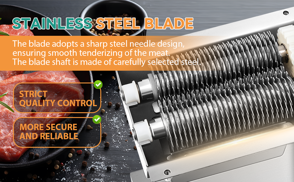 Newhai Commercial Meat Tenderizer Machine Electric Meat Flatten Tool Heavy Duty