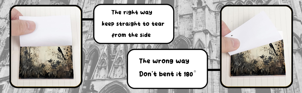 Gothic Style Sticky Notes