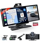 Amazon.com: TECXERLLON 10.26'' Wireless Carplay Screen for