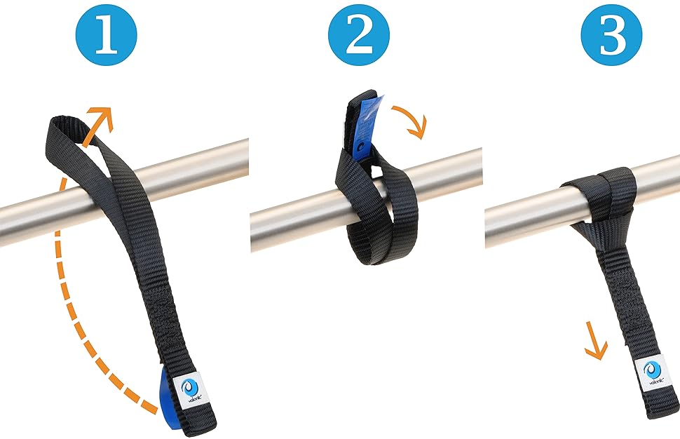 valonic FALCON soft loop tie down straps 4 pack, 2000Kg, 30cm x