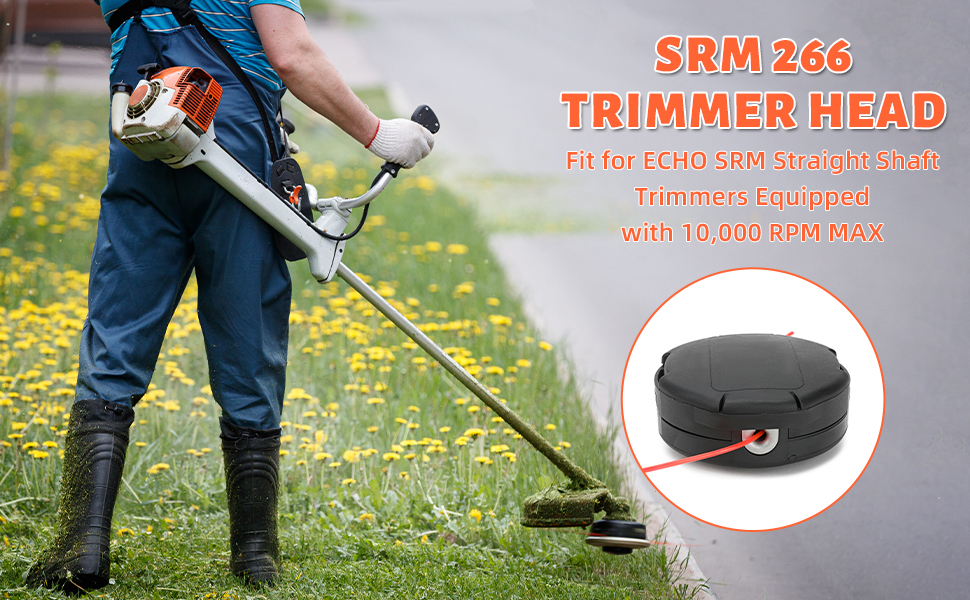 Smirnoff Echo 21.2cc Curved Shaft Trimmer Speed Feed Head GT-225SF