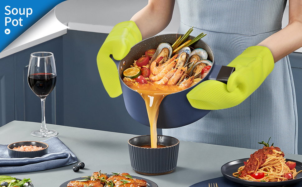 silicone oven mitts