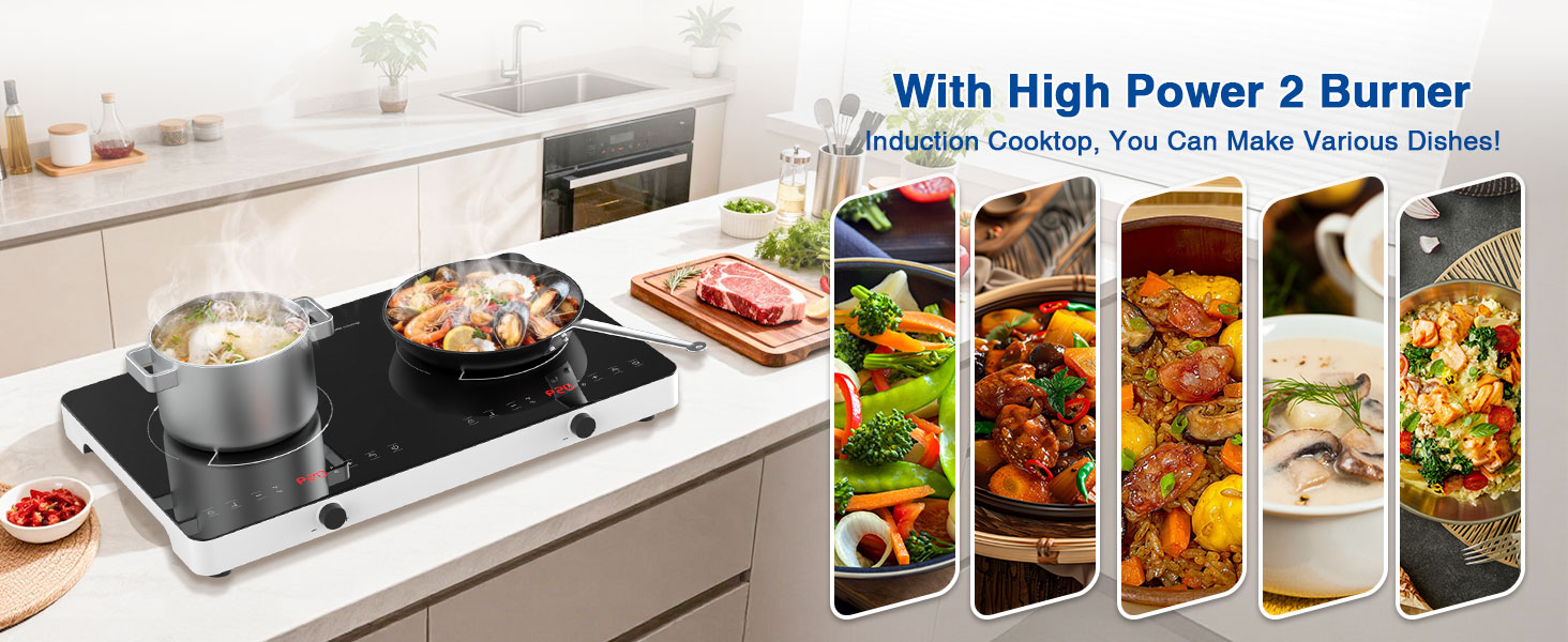 Double Induction Cooktop