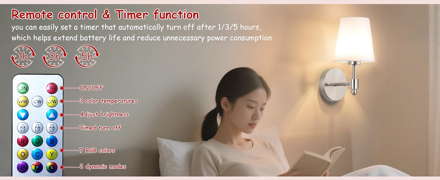 rechargeable wall sconce