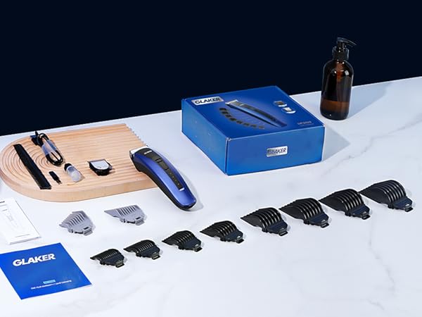 22 pcs barber kit complete mens grooming kits for hair cutting beard & body grooming