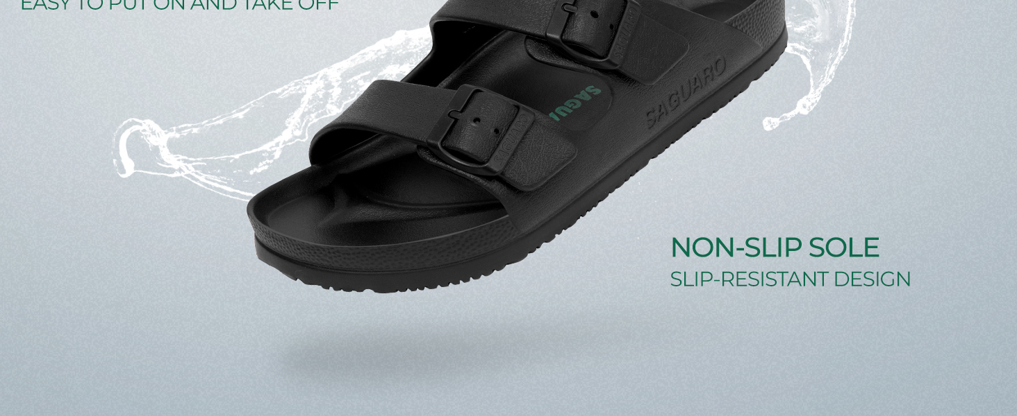 saguaro wide flexible soft sandals wth adjustable strap