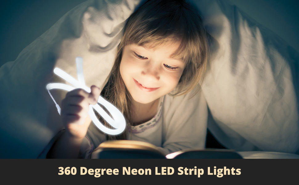 Λευκά νεράιδα νέον LED με