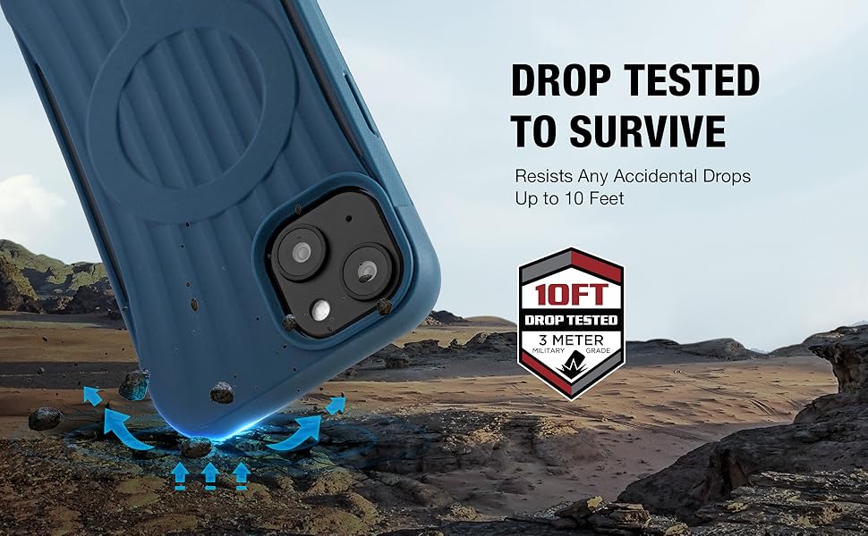 RAPTIC Clutch for iPhone 14 Plus Case, Compatible with