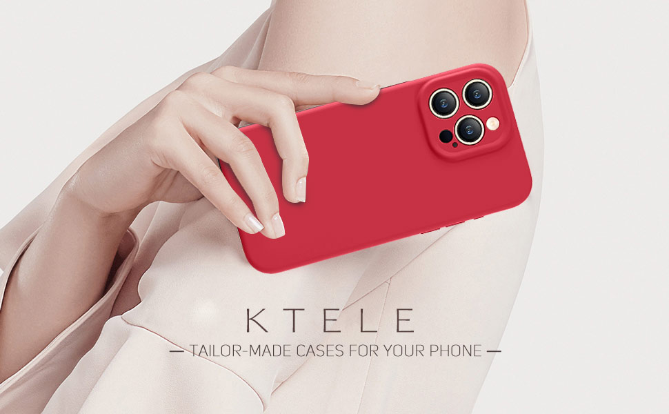 KTELE Compatible with iPhone 13 Case 6.1 inch Premium Liquid Silicone
